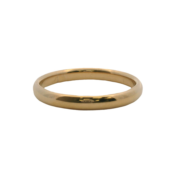 Diana Jewelry Solid 14kt Yellow Gold 3mm Size 11 Band Ring