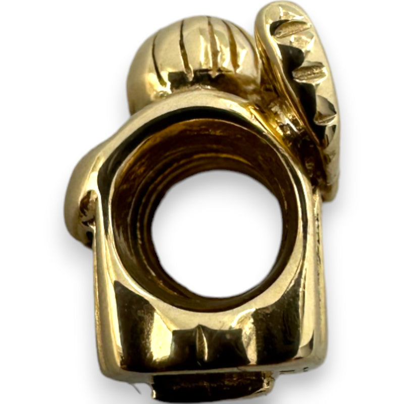 Charm deslizante con espaciador de oro macizo de 14 kt "Ángel de la Esperanza" de Pandora (ALE 585)