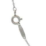 Tiffany & Co Retired Rare Solid 925 Sterling Silver Rubedo Metal Arrow Necklace 18"