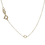 Vintage Dyadema Italian Solid 9kt Yellow Gold Star Pendant Necklace with Diamond