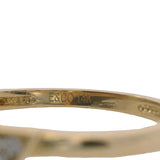 E&Co Solid 14kt Yellow Gold and CZ Lightning Bolt Ring Size 6.5