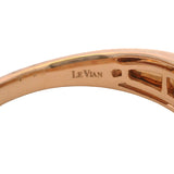 Le Vian Solid 14kt Rose Gold and Channel Set 0.50ctw Diamond Wedding Band Size 9
