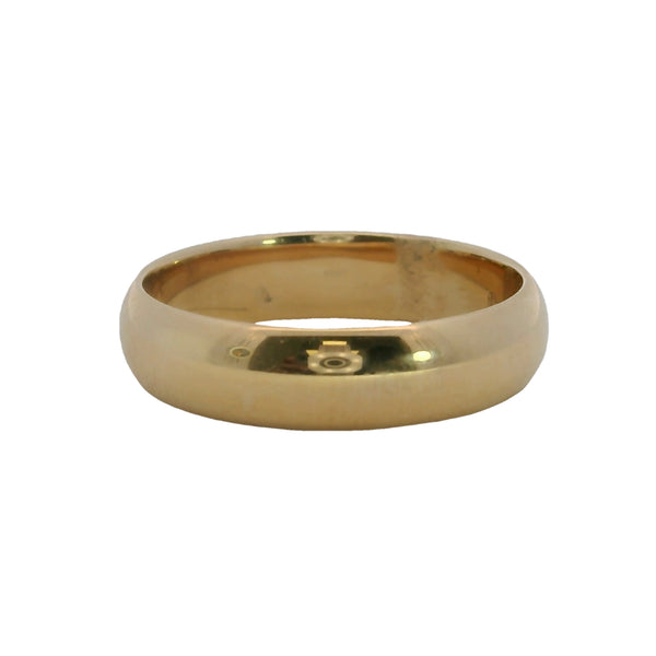 Anillo de bodas clásico de 5 mm en oro amarillo macizo de 14 kt de Blue Nile