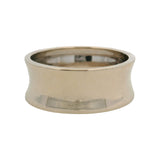 Tiffany & Co Solid 18kt White Gold 1837 Medium Concave Band Size 7