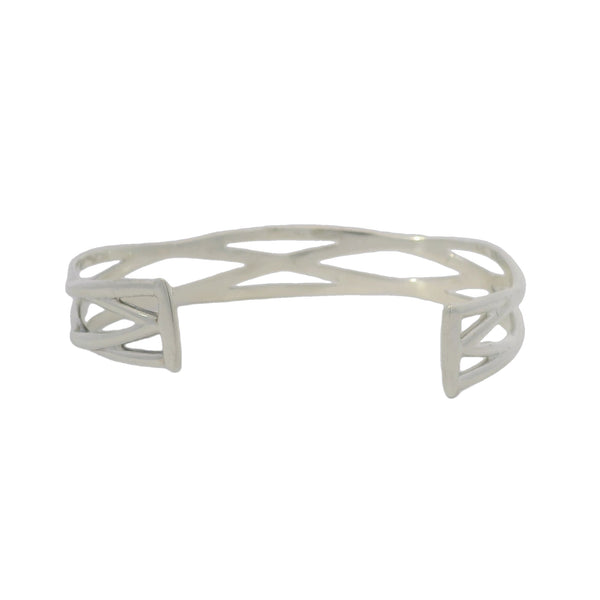 Tiffany & Co 925 Sterling Silver Narrow 11mm Celtic Knot Size Small Cuff Bracelet Made In Italy