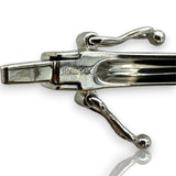 Shy Creation 14kt White Gold and Diamond Hinged Bangle with Mini Halos and Double Safety Clasp