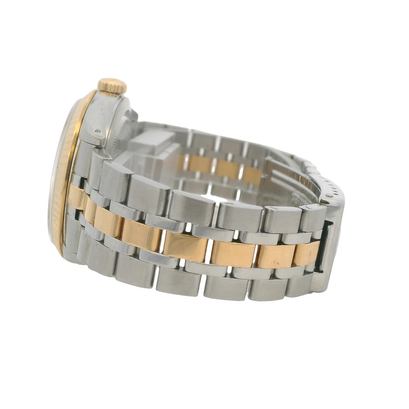 Tudor 1997 Prince Date Day 76213 36mm Linen Dial Two Tone Gold Watch