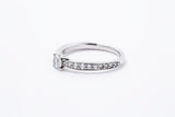 Tiffany & Co Harmony Engagement Diamond Band 950 Platinum Ring Size 3 3/4