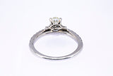 Kay Ever Us Collection Diamond 5/8 CT TW 14K 585 White Gold Engagement Ring Sz 5