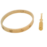 Authentic Cartier Solid 18kt Yellow Gold Classic Love Bracelet Screwdriver 18