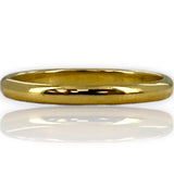 Catbird 18kt Yellow Gold 2mm Classic Wedding Band Stackable Ring Size 5.25