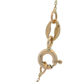Vintage Dyadema Italian Solid 9kt Yellow Gold Star Pendant Necklace with Diamond