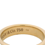 Vintage 1997 Tiffany & Co Solid 18kt Yellow Gold 1837 6mm Ring Band Size 9