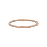 Retired Bony Levy Solid 14k Rose Gold Beaded Studded Stackable Band Ring Size 8