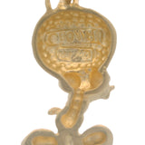 Vintage 1990 Warner Brothers Solid 14kt Yellow Gold Tweety Bird Charm