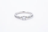 Tiffany & Co Harmony Engagement Diamond Band 950 Platinum Ring Size 3 3/4