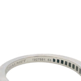 Chaumet Solid 950 Platinum and G VS 0.38ctw Diamond Half-Eternity Triomphe de Chaumet Band Ring Size