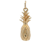 Vintage Solid 14kt Yellow Gold Pineapple Fruit 3D Charm