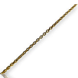 Roberto Coin Solid 18kt Yellow Gold "Chic and Shine" 37" Oval Station Necklace Made in Italy