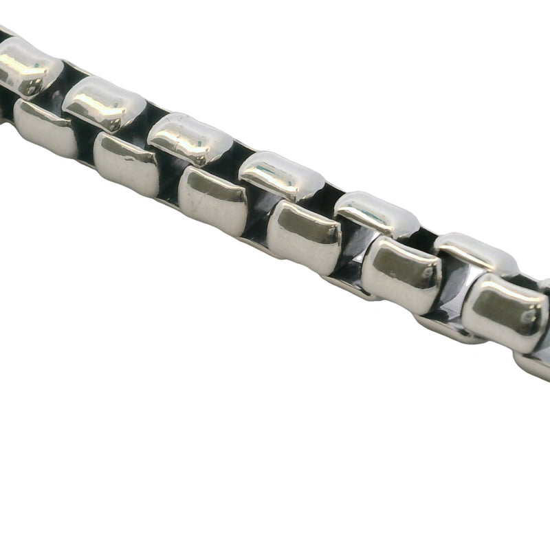 David Yurman 925 Sterling Silver 5mm Box Chain 8.75" Bracelet