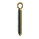 David Yurman Solid 18kt Yellow Gold and Forged Carbon Streamline® Ingot Amulet Pendant