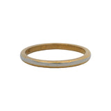 Antique 1939 Platinum 18kt Yellow Gold To My Darling Wife 2 Tone Band Ring Sz 7