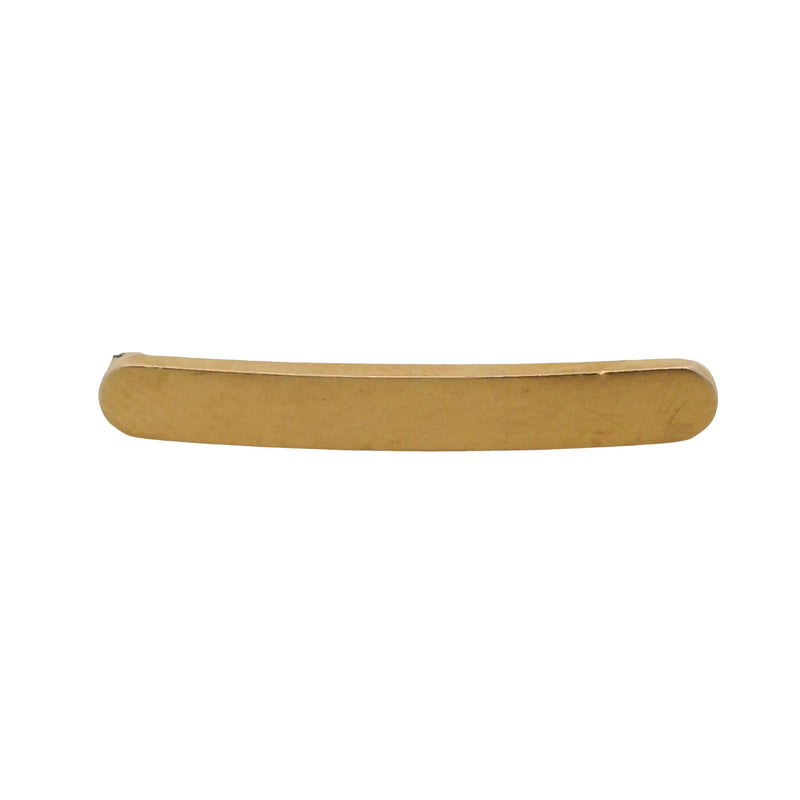 Vintage Solid 14kt Yellow Gold 1" Tie Bar Pin