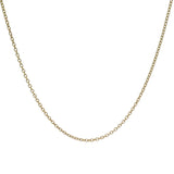 Solid 18kt Yellow Gold Georg Jensen 18" Cable Chain