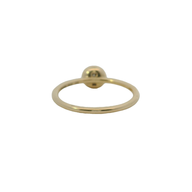 Pandora Solid 14kt Yellow Gold CZ Cubic Zirconia Cluster Ring Size 8.5 58