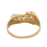 Vintage Solid 14kt Yellow Gold 9mm "Love" Word Ring Size 9.5