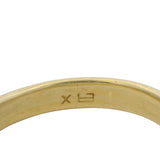 Solid 18kt 750 Yellow Gold Crossover 4.5mm Comfort Wrap Ring Size 4