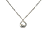 Tiffany & CO Elsa Peretti 925 Sterling Silver Eternal Circle Charm Station 7.25" Bracelet Made In Spain
