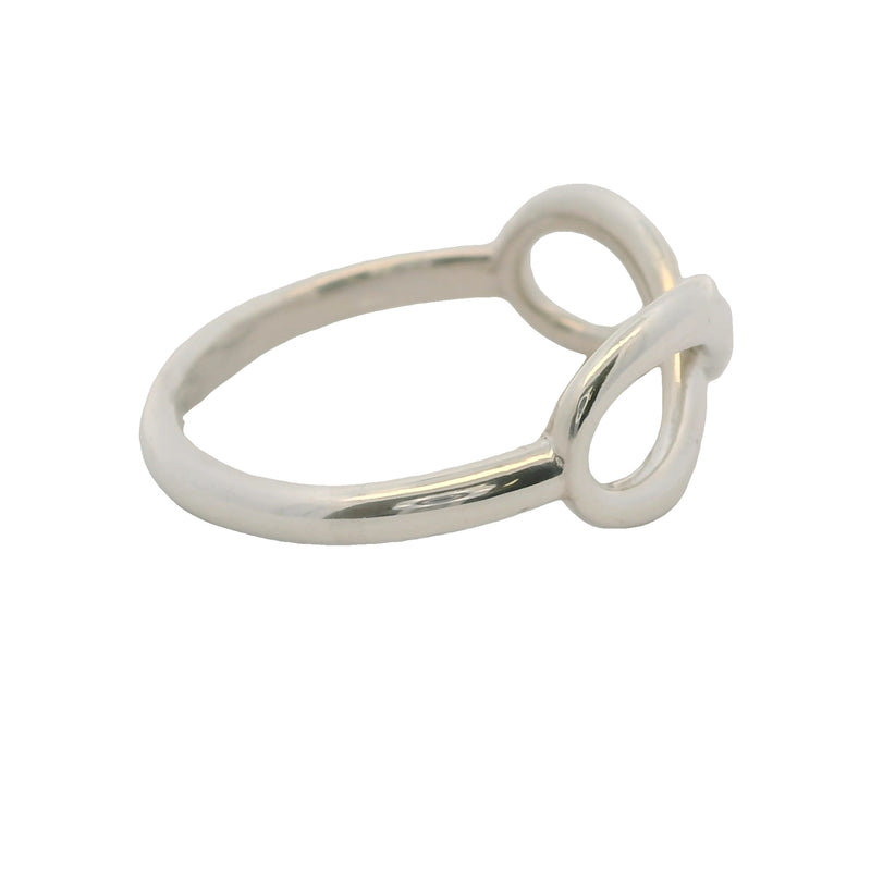 Tiffany & Co 925 Sterling Silver Tiffany Infinity Ring Size 5