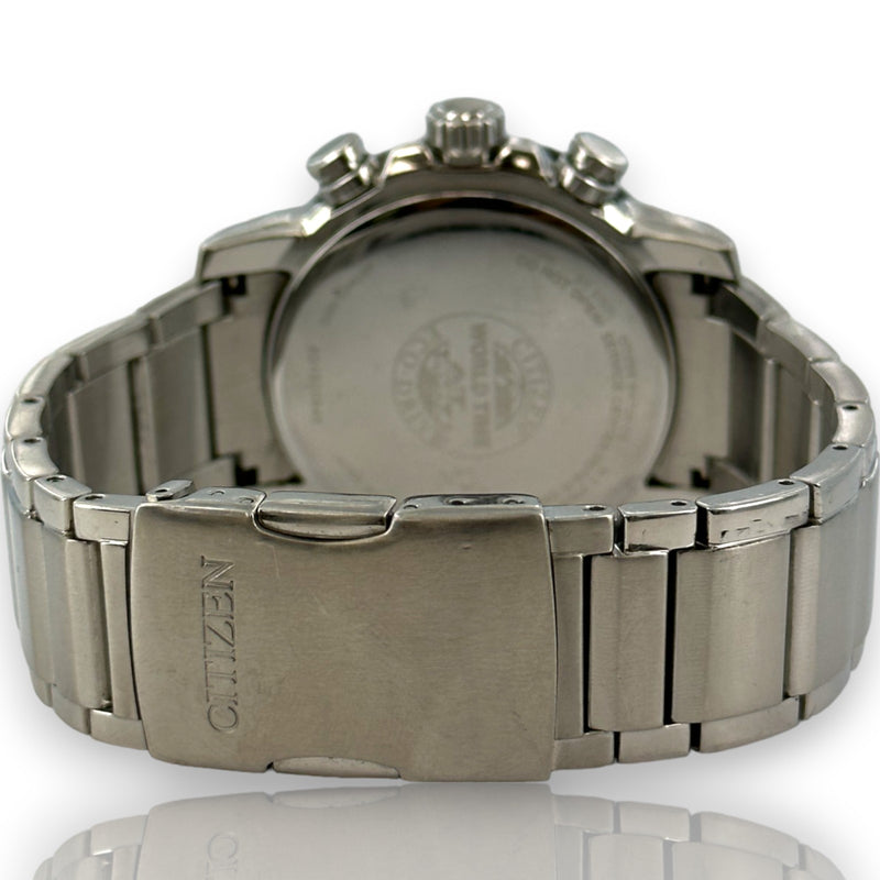 Citizen H820-S103959 Eco-Drive World Time Radio Controlled 43mm Watch
