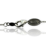 Ever Us 14kt Solid Rhodium Plated White Gold Toi et Moi 1ctw Diamond Pendant Necklace on 17-19" Adjustable Chain