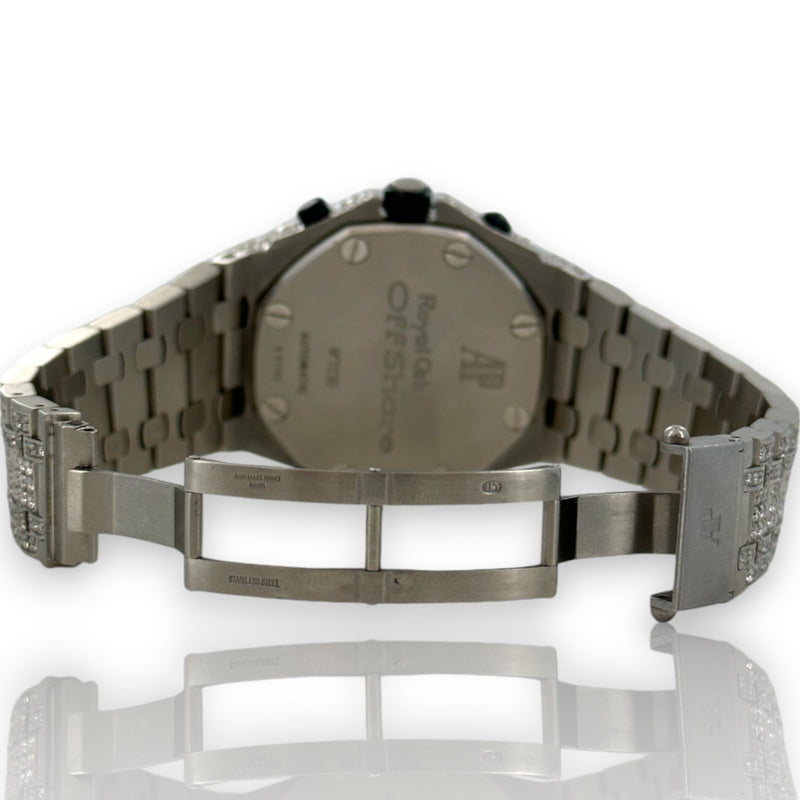 Audemars Piguet Royal Oak Offshore 25721ST Blue Dial 42mm Diamond Watch