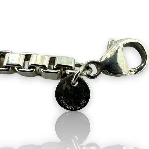 Tiffany & CO 925 Sterling Silver Venetian Box Chain Link Heavy 18" Necklace Chain