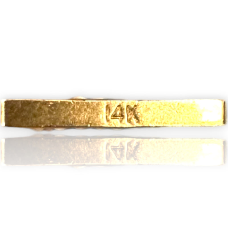 Antique 1930s Solid 14kt Yellow Gold Abacus Count The Ways I Likee You You Likee Me Enamel Chalkboard Charm Pendant