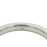 Brilliant Earth Solid 18kt White Gold 2.3mm Wedding Stackable Band Ring Size 4.5