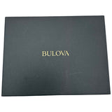 Bulova Precisionist 262kHz 98B356 45mm Rose Gold Black Dial Brown Strap Watch