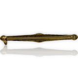 Antique Victorian Seed Pearl Hand Chased Solid 14k Yellow Gold Brooch Pin