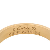 Cartier Solid 18kt Yellow Gold Classic Small Model LOVE Screw Band Ring Sz 6 52