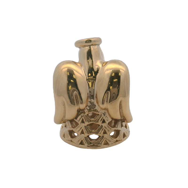 Retired Pandora Solid 14kt Yellow Gold Angel of Grace Spacer Slider Charm