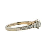 Enchanted Disney Jasmine 1ctw Two Tone 14kt Gold Diamond Engagement Ring Sz 7.5