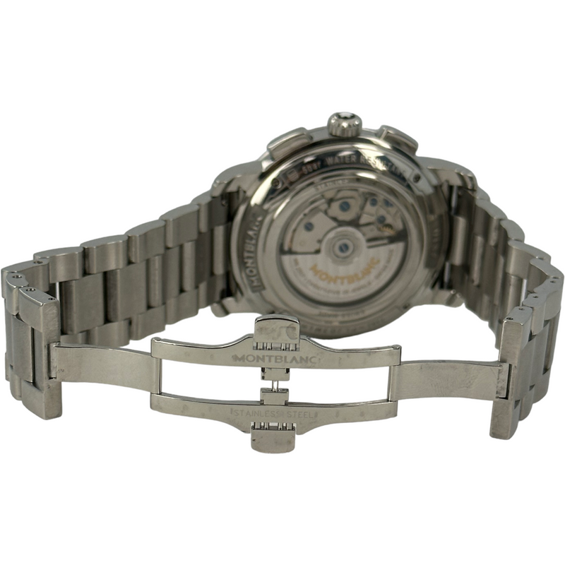 Montblanc Star 7392 4810 Chronograph 43mm White Dial Chrono Watch