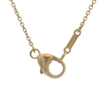Vintage Tiffany & Co Elsa Peretti Solid 18kt Yellow Gold Cross Pendant 19" Necklace