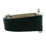 Cartier Tank Extra Large 4324 31mm Silver Dial Black Leather Strap Watch B&P