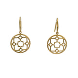 Rare Tiffany & CO Paloma Picasso Zellige Marrakesh Solid 18kt Yellow Gold Drop/Dangle Earrings