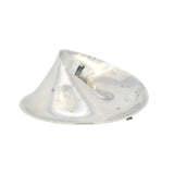 Jondell Spain 925 Sterling Silver Modernist Circle Wrap Brooch Pin