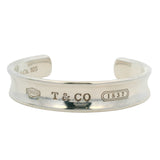 Vintage 1997 Retired Tiffany & Co 1837 925 Sterling Silver 12mm Cuff Bracelet 6"